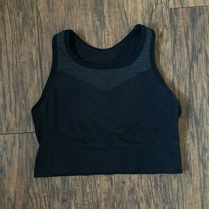 Black sports bra size S
